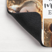 Modern Elegant Family 6 Photo Collage Keepsake マウスパッド (コーナー)