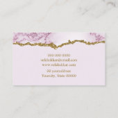 Modern Elegant Glitter Marble  名刺 (裏面)