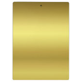 Modern Elegant Gold Foil Companyのロゴ クリップボード (裏面)