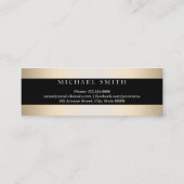 Modern Elegant Graduation Name Card コーリングカード (裏面)