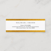 Modern Elegant Graduation Name Card コーリングカード (裏面)