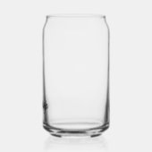 Modern Elegant Handwritten Script Personalized ガラス缶 (左)