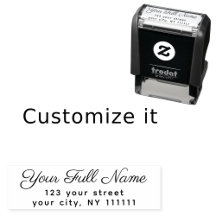 Modern Elegant Handwritten Stylish Return Address