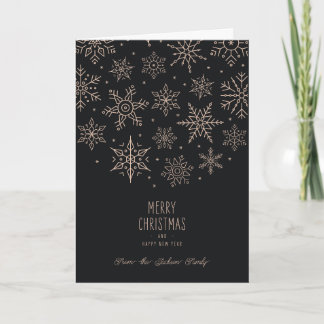 Modern Elegant Holiday Christmas Card シーズンカード