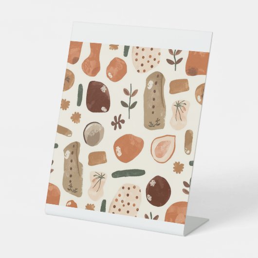 Modern Elegant Minimal Boho Art Design 台座サイン (正面)