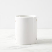 Modern Elegant Minimal Christmas Tree Mug コーヒーマグカップ (中央)