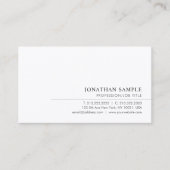 Modern Elegant Minimal Template Signature UV Gloss 名刺 (正面)
