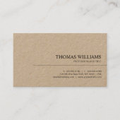 Modern Elegant Minimalist Professional Plain 名刺 (正面)