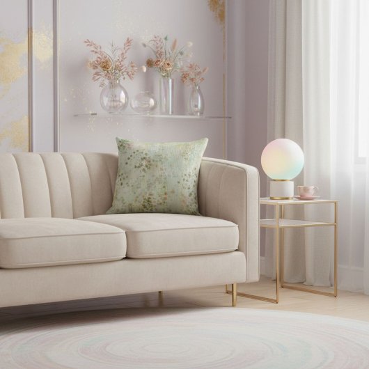  Modern elegant minimalist  trendy watercolor  クッション