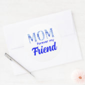 Modern Elegant Mother’s Day|Forever Friend ラウンドシール (封筒)