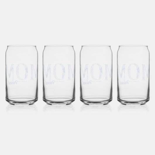 Modern Elegant Mother’s Day typography ガラス缶 (裏面)