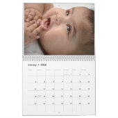 Modern elegant multi photo family stylish  カレンダー (1月 2026)