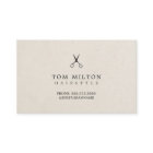 Modern Elegant Paper Texture Scissors Hairdresser