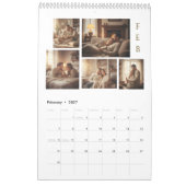 Modern & Elegant Personalized 2026 Calendar カレンダー (2月 2027)