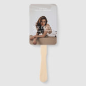 Modern Elegant Photo She Did It Grad ハンドファン (正面)