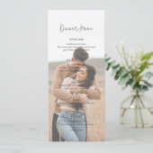 Modern Elegant Photo Wedding メニュー (スタンド正面)