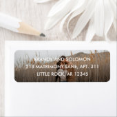 Modern Elegant Photo Wedding ラベル (インサイチュ)