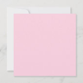 Modern Elegant Pink Gingham Baby Nursery Note Card ノートカード (裏面)