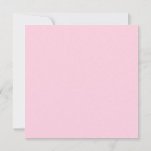 Modern Elegant Pink Gingham Baby Nursery Note Card ノートカード (裏面)