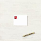 Modern Elegant Plain Professional Monogram ポストイット (デスク上)