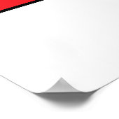 Modern Elegant Plain Professional Name Monogram ポスター (角)