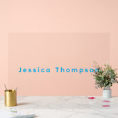 Modern Elegant Plain Simple Professional Name アクリルサイン (ウェディング)