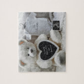 Modern Elegant Pregnancy Announcement  ジグソーパズル (縦)