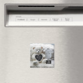 Modern Elegant Pregnancy Announcement Keepsake  マグネット (インサイチュ (食洗機))