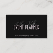 Modern Elegant Professional Event Planner 名刺 (正面)