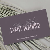 Modern Elegant Professional Event Planner 名刺