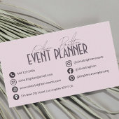 Modern Elegant Professional Event Planner 名刺