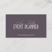 Modern Elegant Professional Event Planner 名刺 (正面)