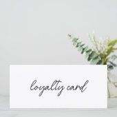 Modern Elegant Professional Logo Loyalty Card (スタンド正面)