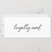 Modern Elegant Professional Logo Loyalty Card (正面)