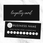 Modern Elegant Professional Logo Loyalty Card