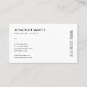 Modern Elegant Professional Minimalist Template 名刺 (正面)