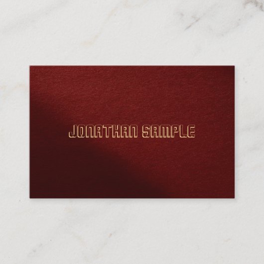 Modern Elegant Professional Template Custom 名刺 (正面)