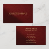 Modern Elegant Professional Template Custom 名刺 (正面/裏面)