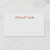 Modern elegant red and grey Graduation enclosure エンクロージャーカード (正面)