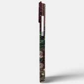 Modern elegant red green pearls Valentine’s Day Case-Mate iPhoneケース (裏面 / 左)