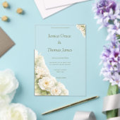 Modern Elegant Rose  アクリル招待状 (インサイチュ (ウェディング))