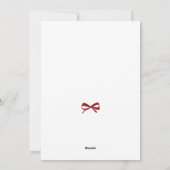 Modern elegant script family photo Merry Christmas シーズンカード (裏面)