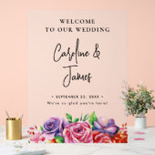 Modern Elegant Script Wedding Welcome  Acrylic Sig アクリルサイン (ウェディング)