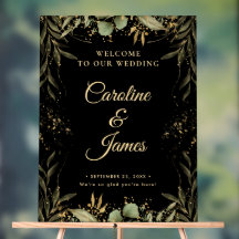 Modern Elegant Script Wedding Welcome  Acrylic Sig