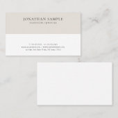 Modern Elegant Simple Design Professional Custom 名刺 (正面/裏面)