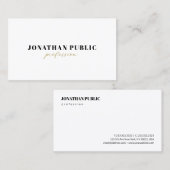 Modern Elegant Sleek Design Template Business 名刺 (正面/裏面)