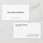 Modern Elegant Sleek Design Template Professional 名刺 (正面/裏面)