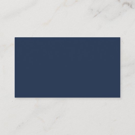 Modern Elegant Template Attorney Lawyer Navy Blue 名刺 (裏面)