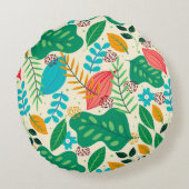 Modern Elegant Trendy Decorative  ラウンドクッション (裏面)