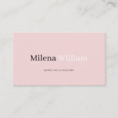 Modern Elegant Two Tone QR Code 名刺 (正面)